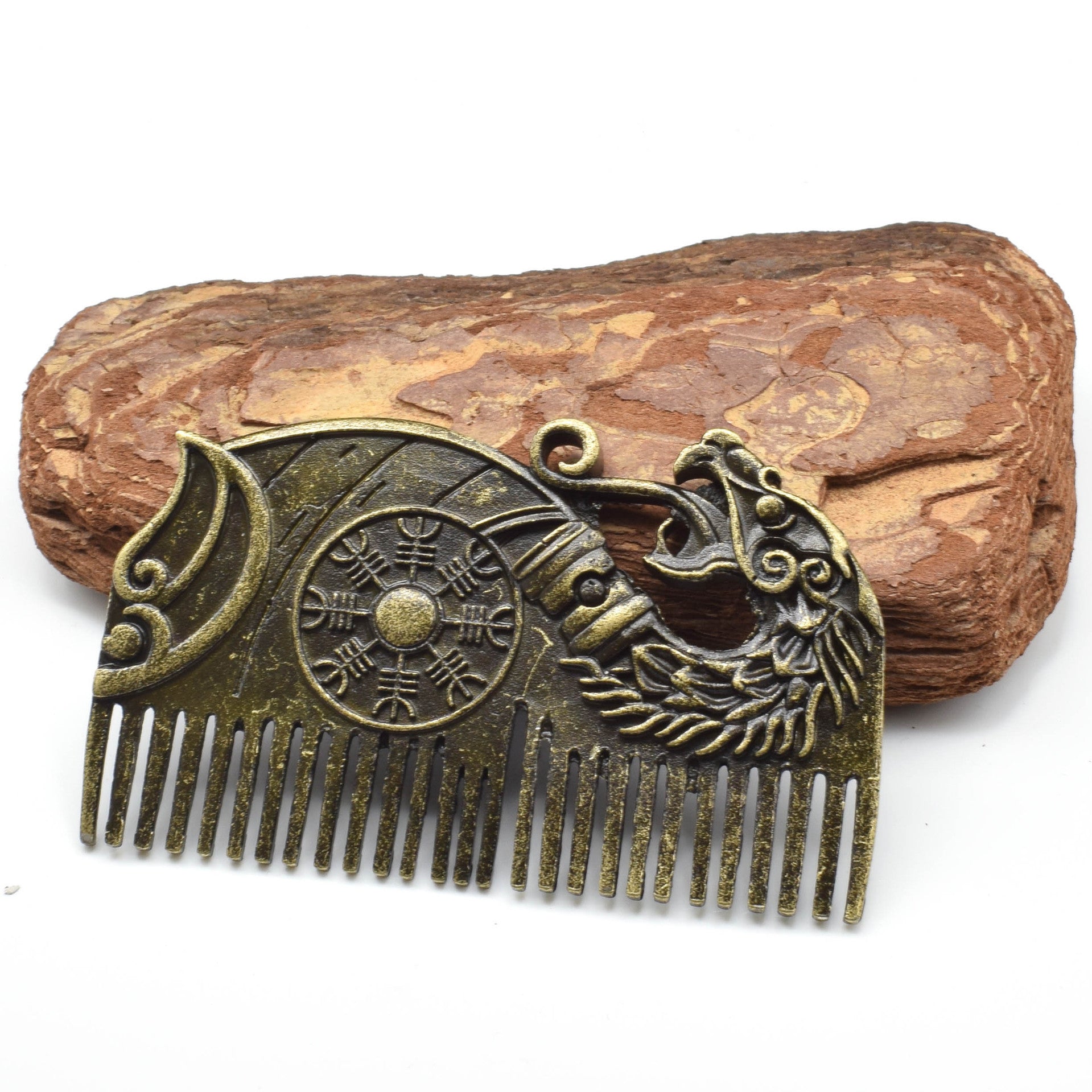 Stainless Steel Nordic Viking Hair Comb - Dainty Moon