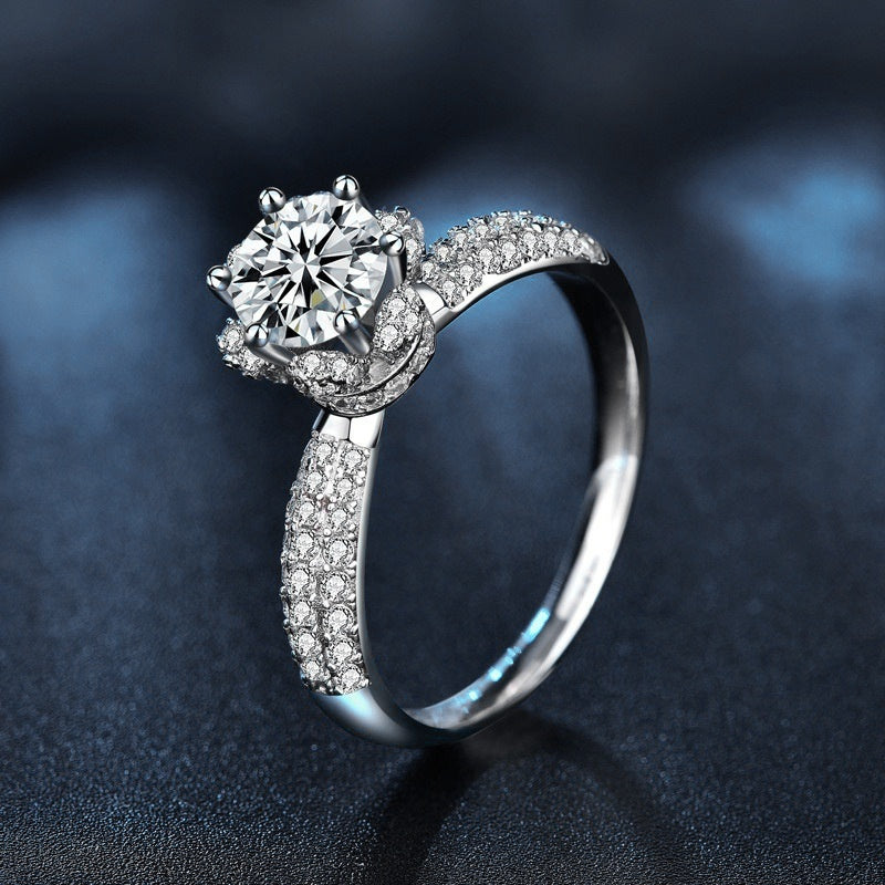 Everlasting S925 Silver Moissanite  Ring