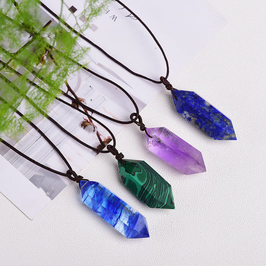 Essence Natural Stone Crystal Necklace