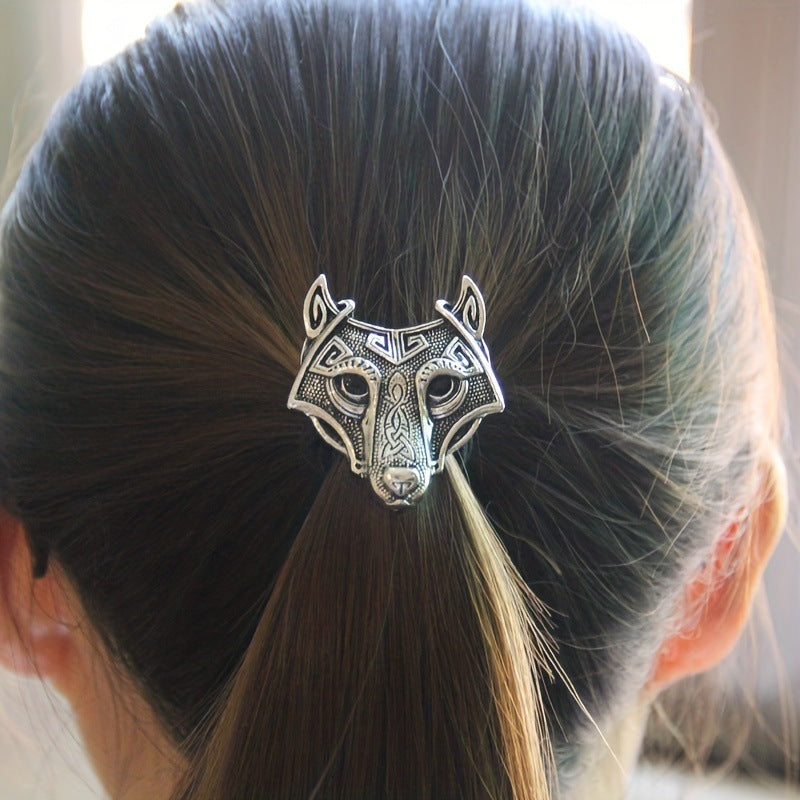 Celtic Wolf Viking Rope Hair Band - Dainty Moon