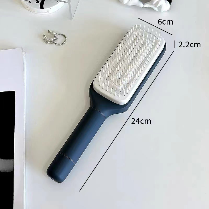 4 In 1 Self Cleaning Hair Brush Anti-Static Massage Comb - Dainty Moon