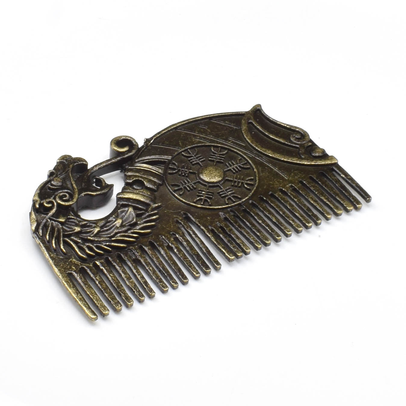 Stainless Steel Nordic Viking Hair Comb - Dainty Moon